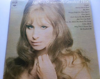 Barbra Streisand LP Album, Barbra Streisand's Greatest Hits, Columbia Records, PC9968, 1970