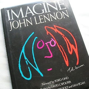 Imagine, John Lennon, Vintage Book, Biography and Photos, Forward by Yoko Ono, Warner Bros., 1988