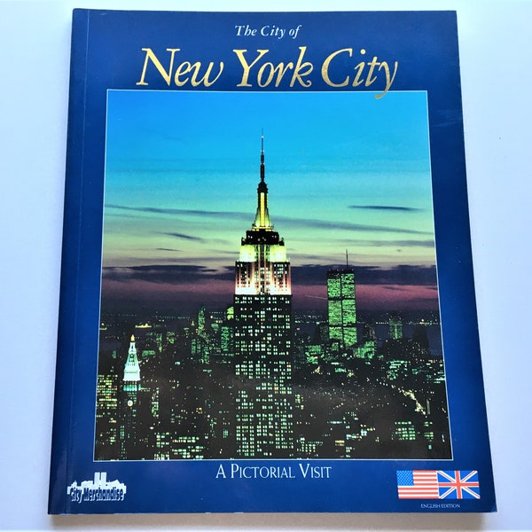 Vintage New York City Souvenir Book|Memories of the Twin Towers|World Trade Center|Subway Map|Points of Interest|1993