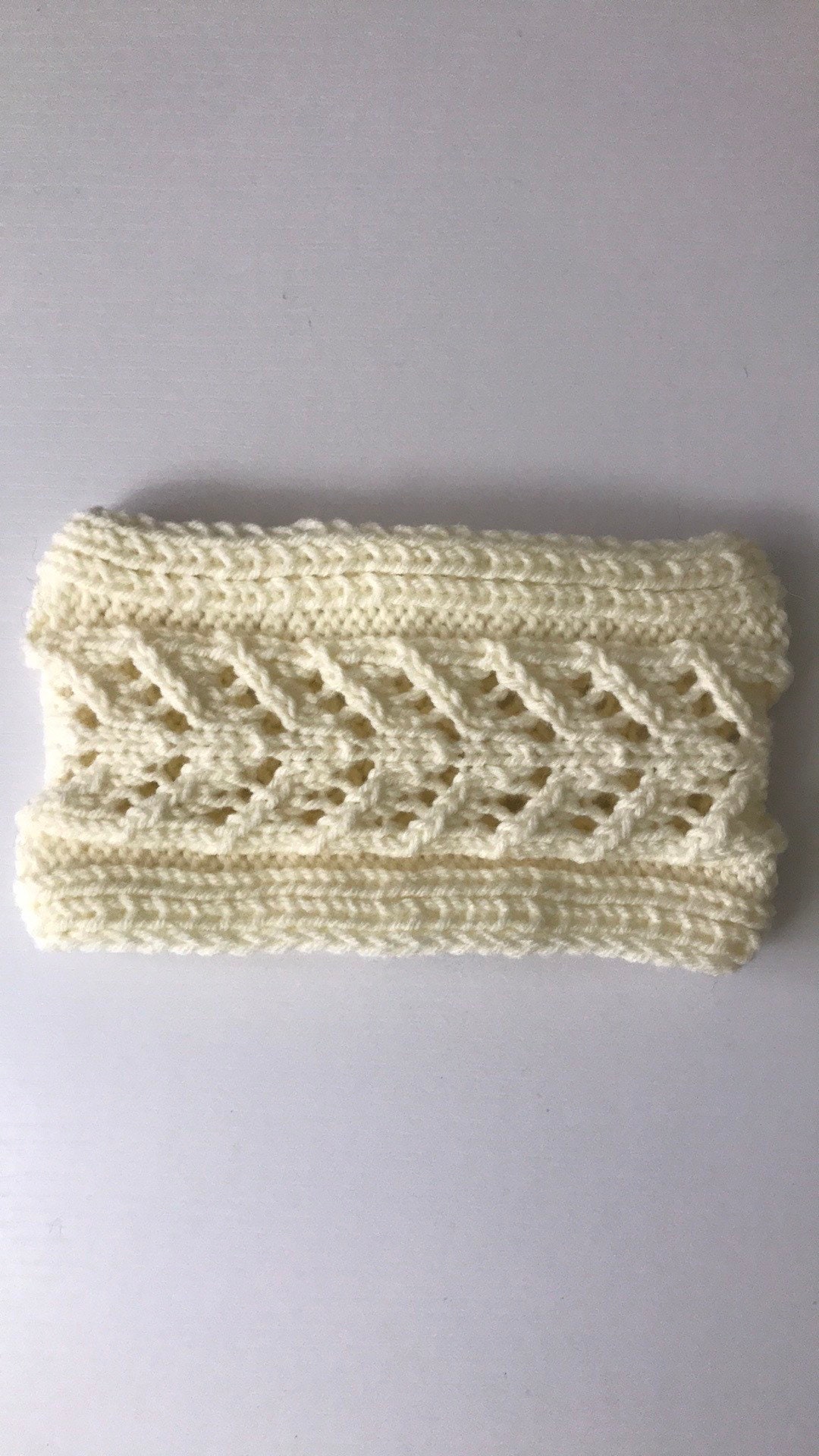 White Knit Headband White Knit Ear Warmerhand Knit Etsy