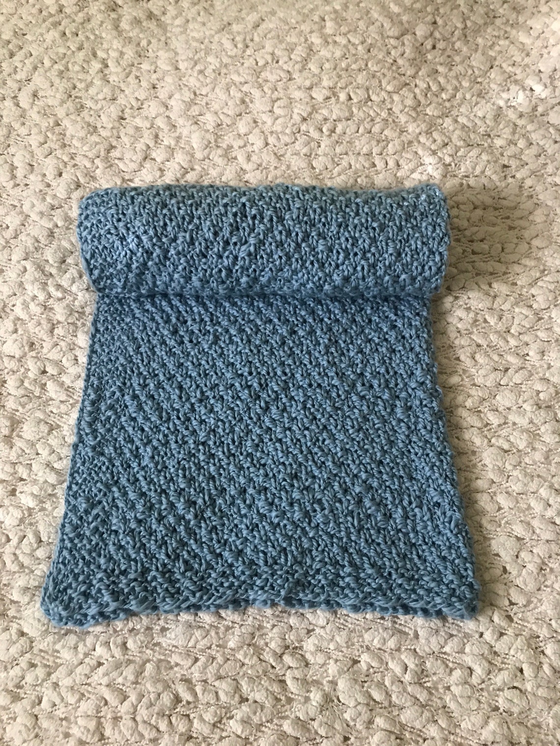 Baby Boy Blanket Light Blue Baby Blanket Eco Organic Etsy Israel