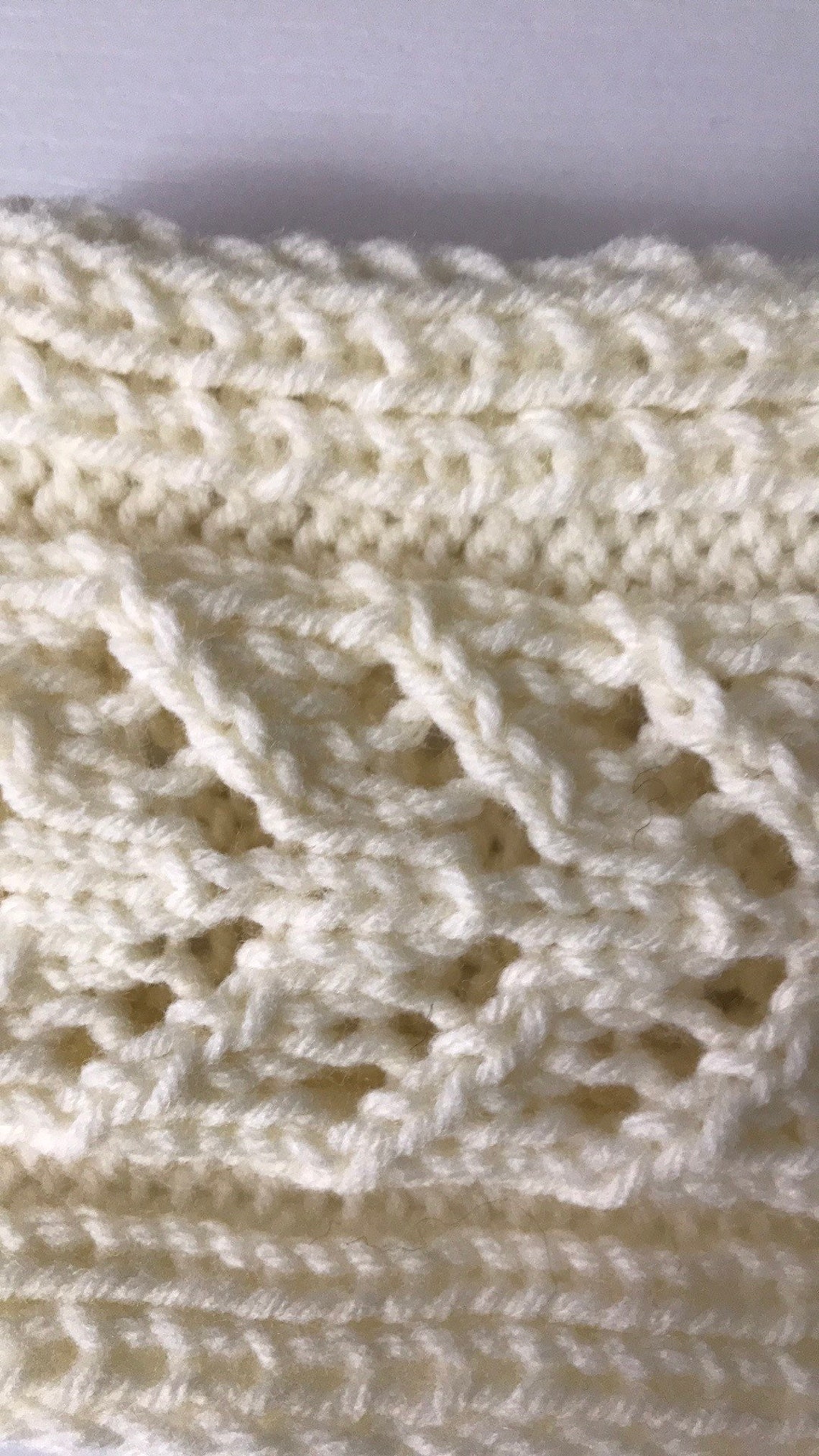 White Knit Headband White Knit Ear WarmerHand Knit Etsy