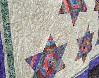 Shining Stars Quilt Pattern Digital Download