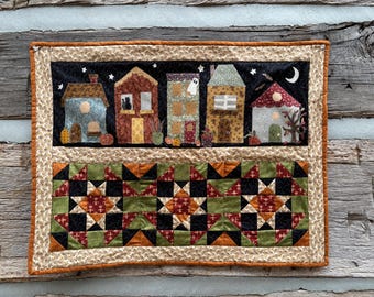 Fall on Cottage Lane PDF Quilt Wallhanging Pattern