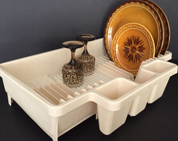 Vintage Dish Drainer, Rubbermaid Dish Rack, All in One Dish Drain Rack ...