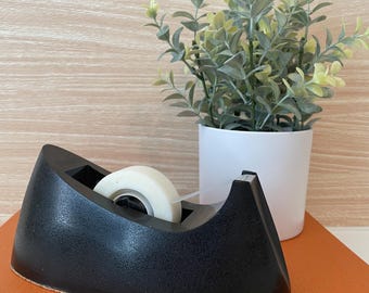 Vintage Black Scotch Tape Dispenser - Model C -15