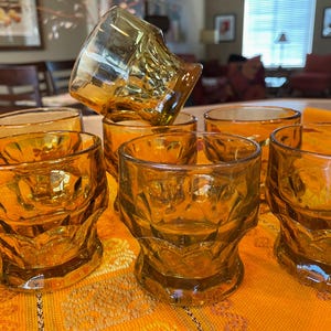 Amber Glassware - Etsy