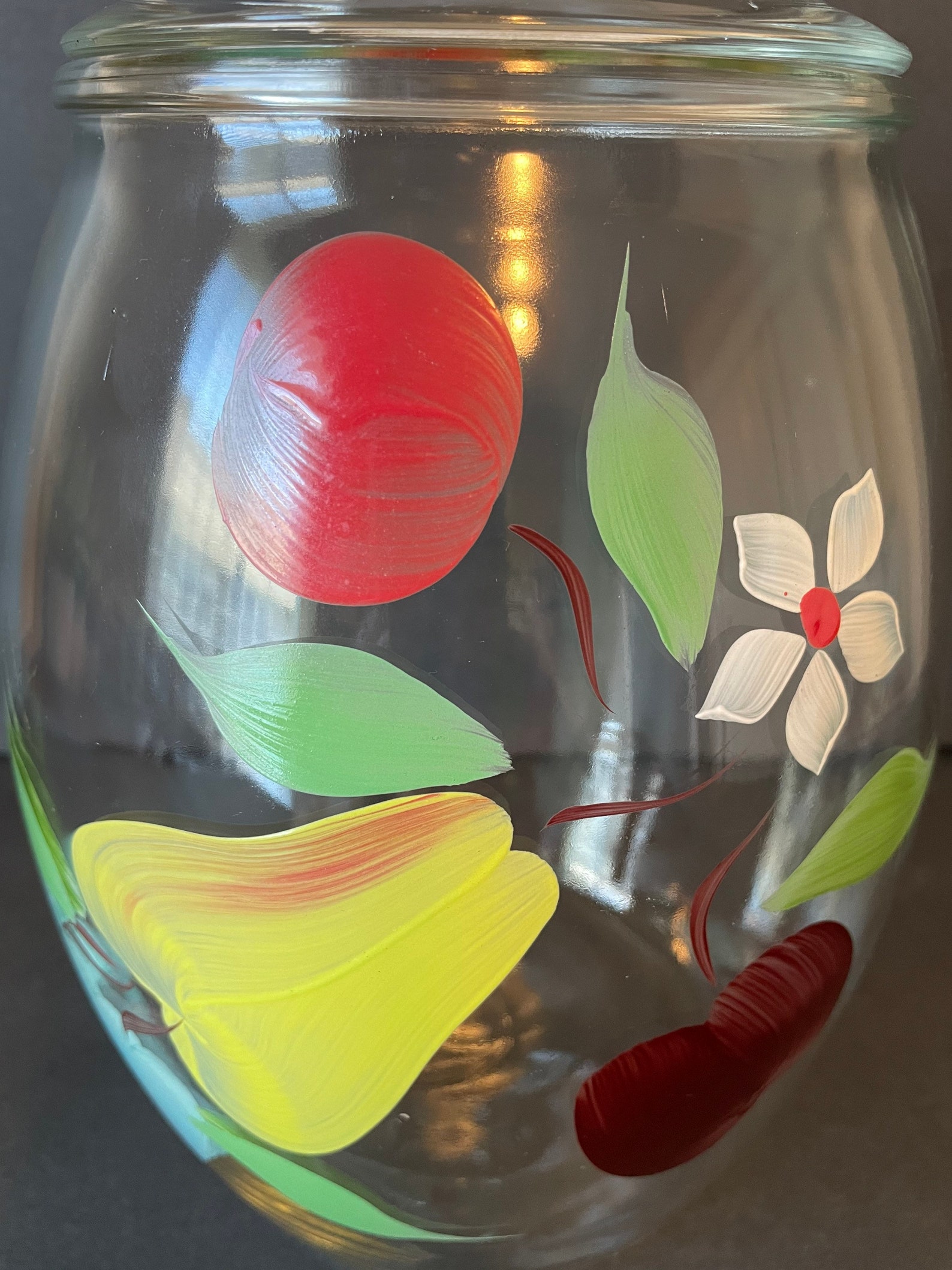 Vintage Bartlett Collins Glass Jar Etsy