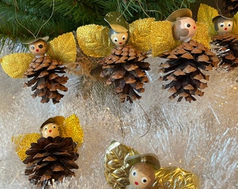 Pine Cone Ornaments Angel Wings, Holiday Ornaments, Christmas Decorations,  Gift Ornaments – CYR'S CREATIONS