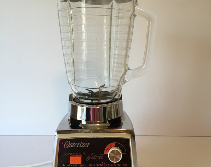 Vintage Osterizer Blender, Galaxie Dual Range Blender, Glass Blender