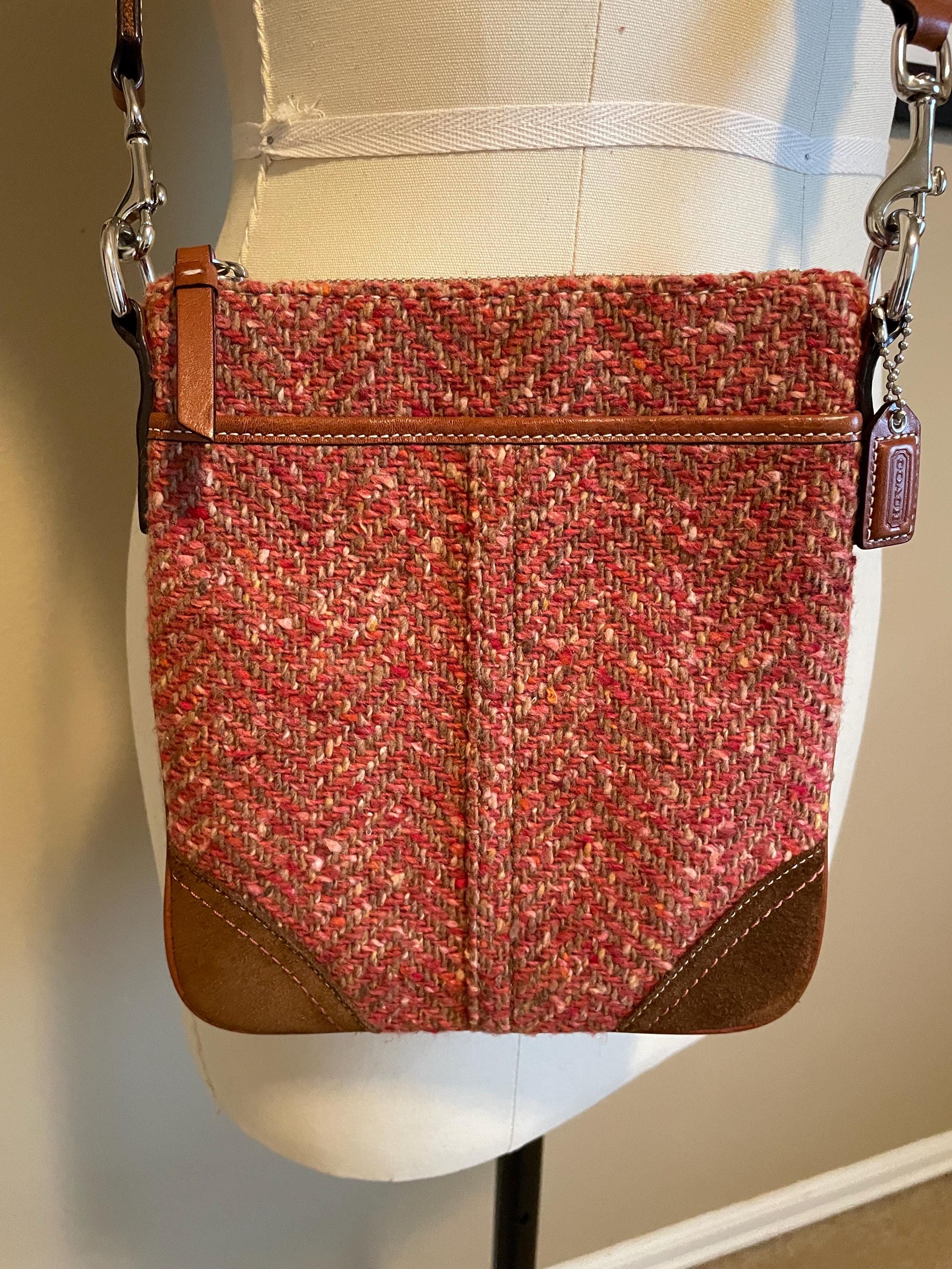 Coach Tweed Bag - Etsy