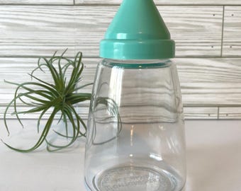 Vintage Federal Housewares Sugar Dispenser, Clear Glass Dispenser