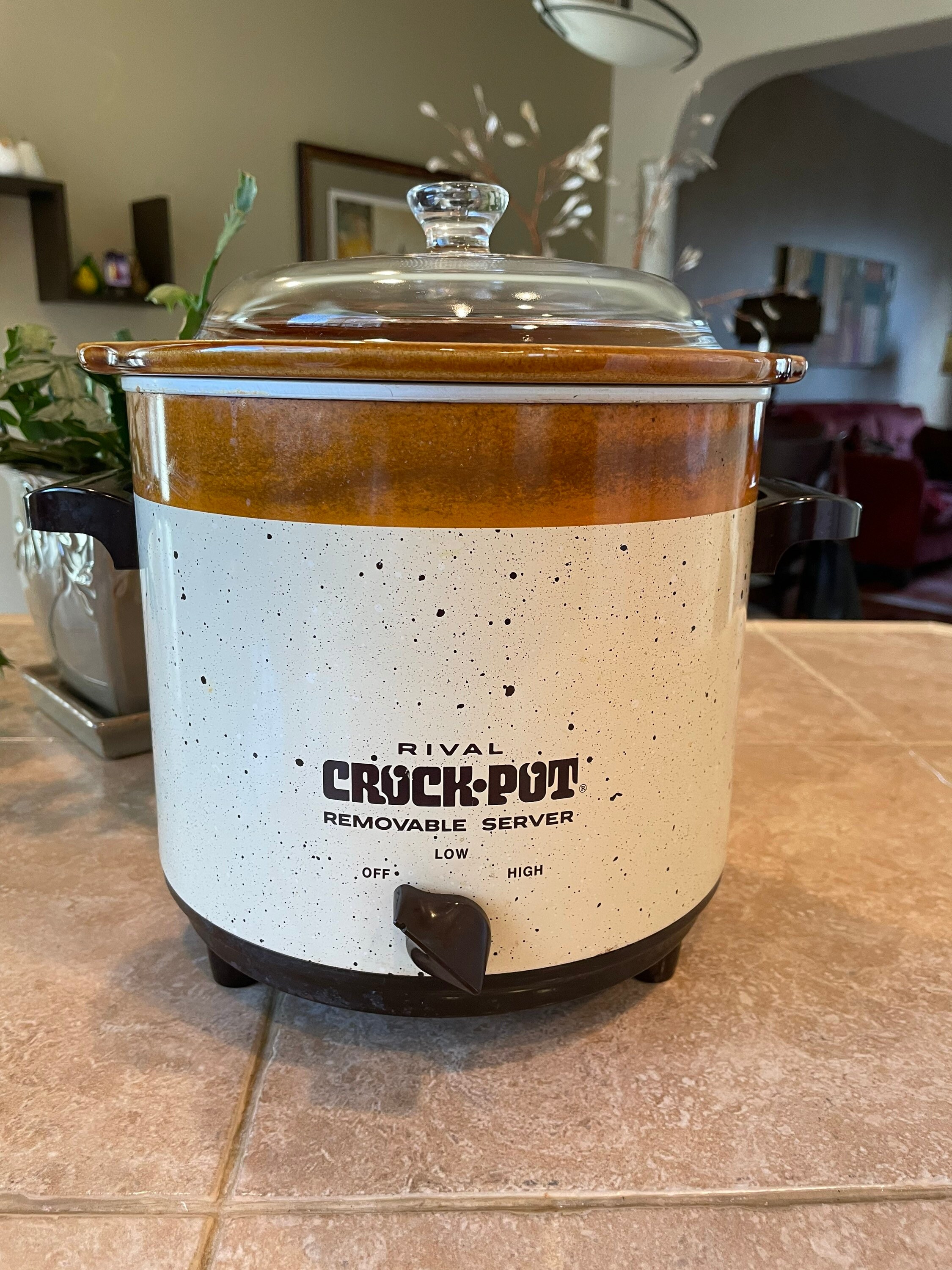 Vintage Rival Crock-Pot with Removable Server  Lid Etsy 日本