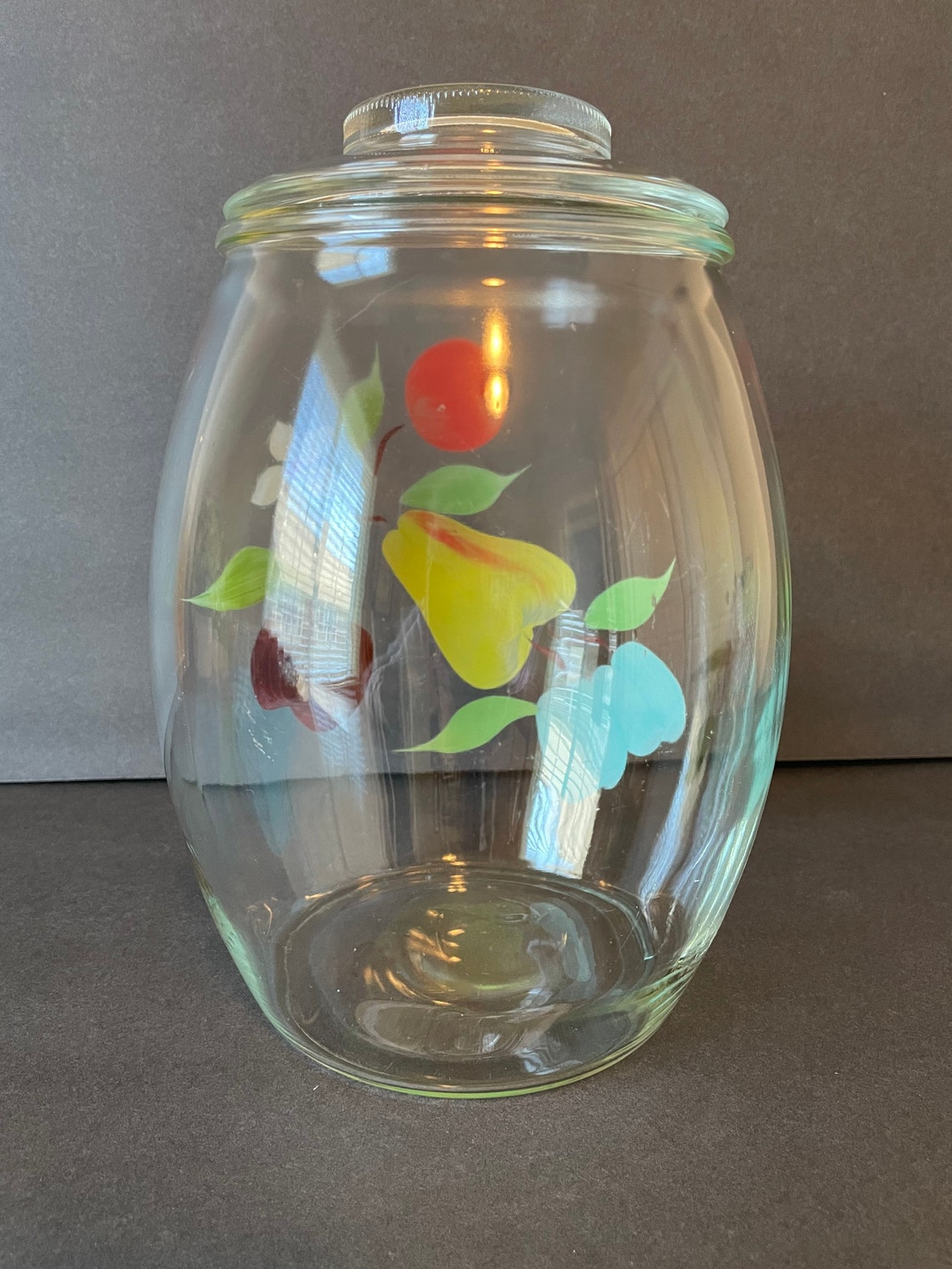 Vintage Bartlett Collins Glass Jar Etsy