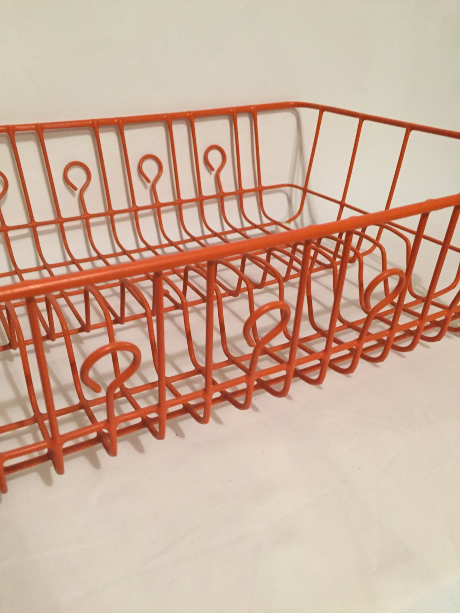 Vintage Orange Kitchen Dish Drainer Tupperware Dish Rack Etsy