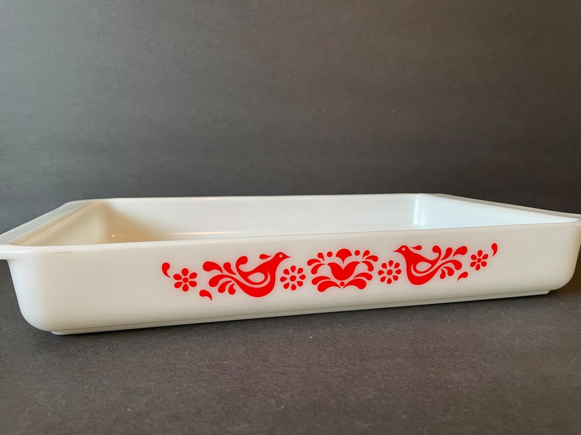 Vintage Pyrex Friendship Lasagna Dish Etsy