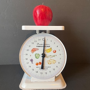 Vintage American Family Kitchen Scale