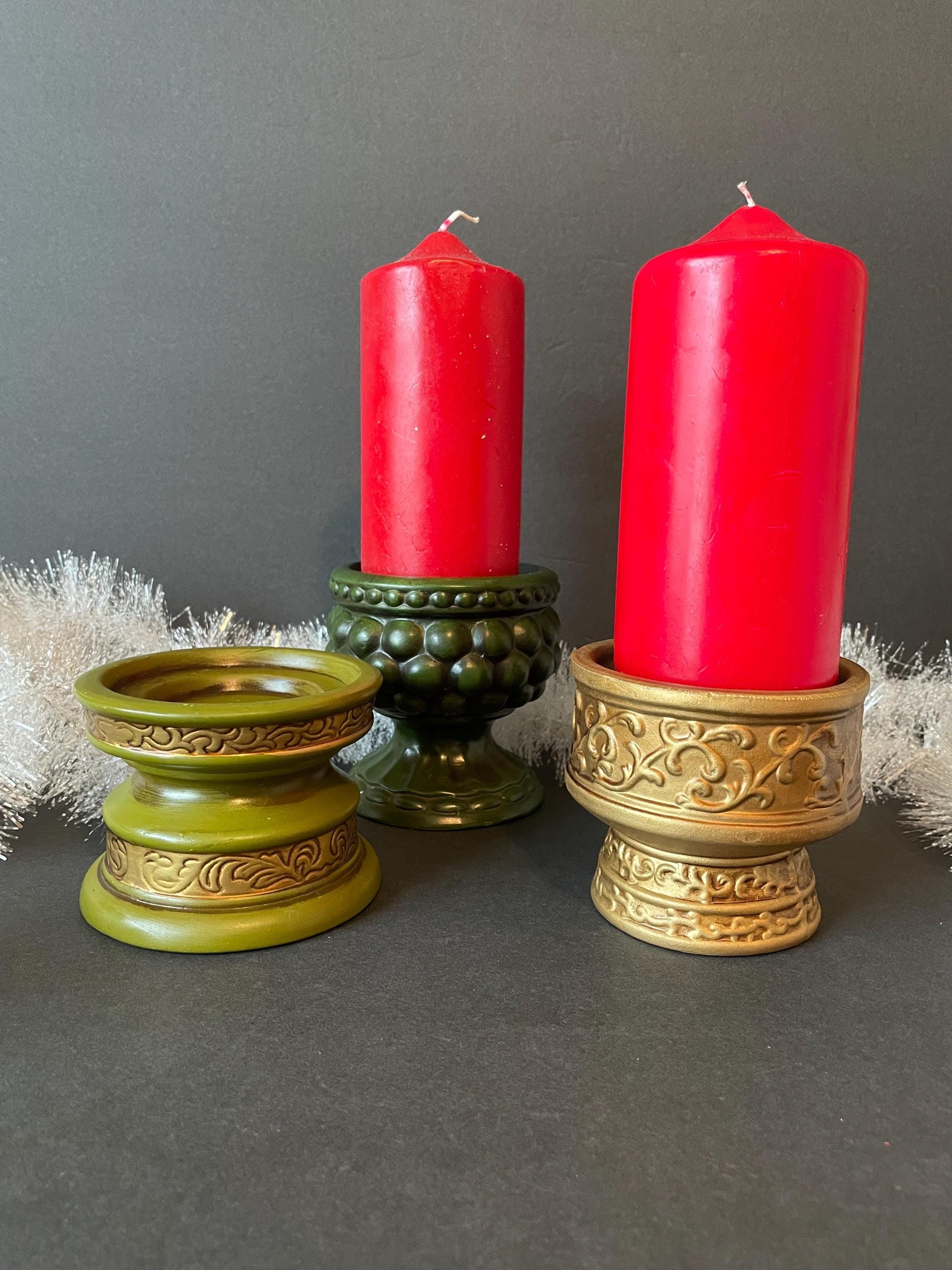 1940s Japanese Bronze Candle Holders, Showa Period – Dovetail