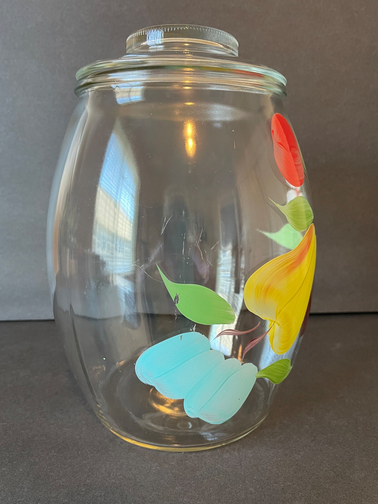 Vintage Bartlett Collins Glass Jar Etsy