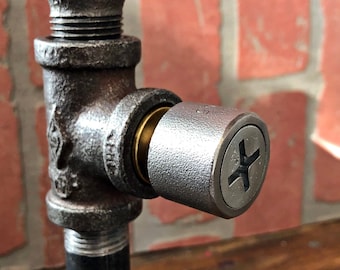 Iron Knob Rotary Lamp Switch On/Off - DIY Steampunk Industrial Pipe Lamp parts