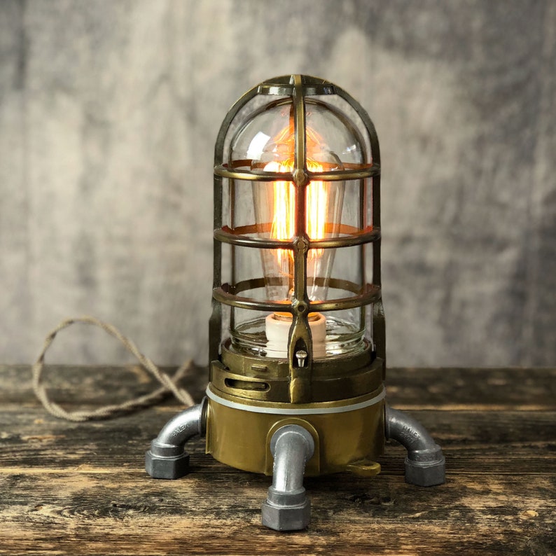 Industrial Edison Desk Lamp Touch Lamp Steampunk Lights Etsy