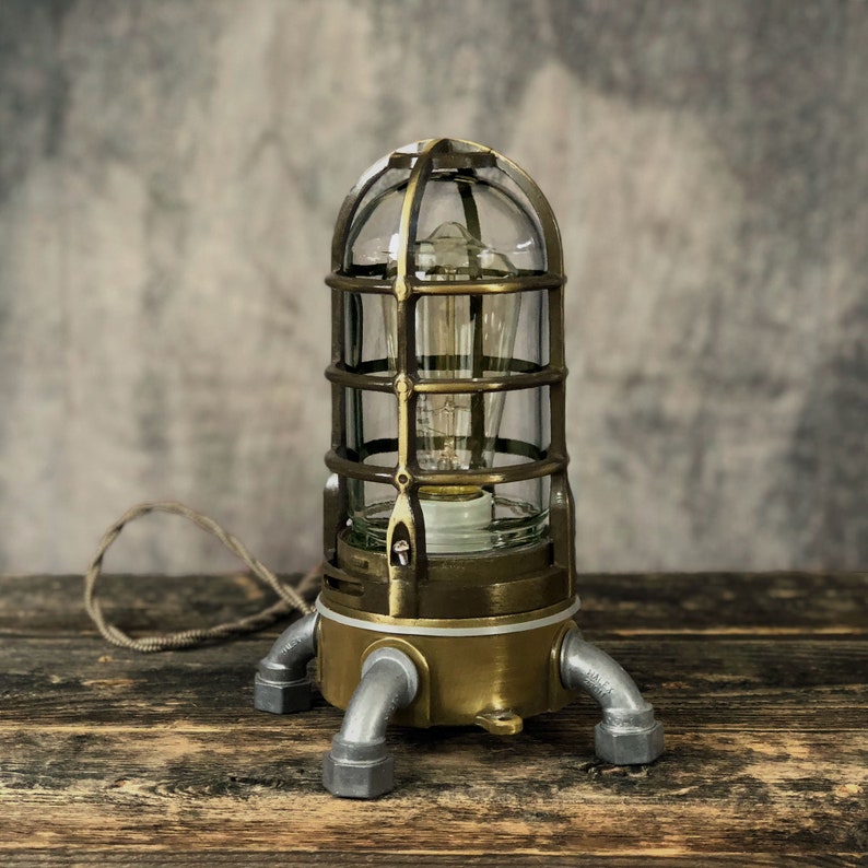 Industrial Edison Desk Lamp Touch Lamp Steampunk Lights Etsy
