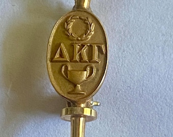 Delta Kappa Gamma Sorority Pin 1929 10k GF