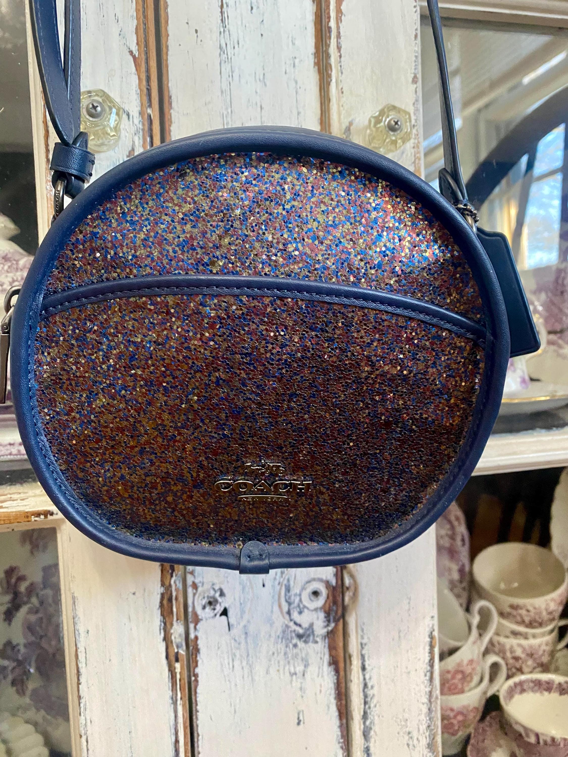 Crossbody Purse Coach Canteen Crossbody Glitter Coach Limited