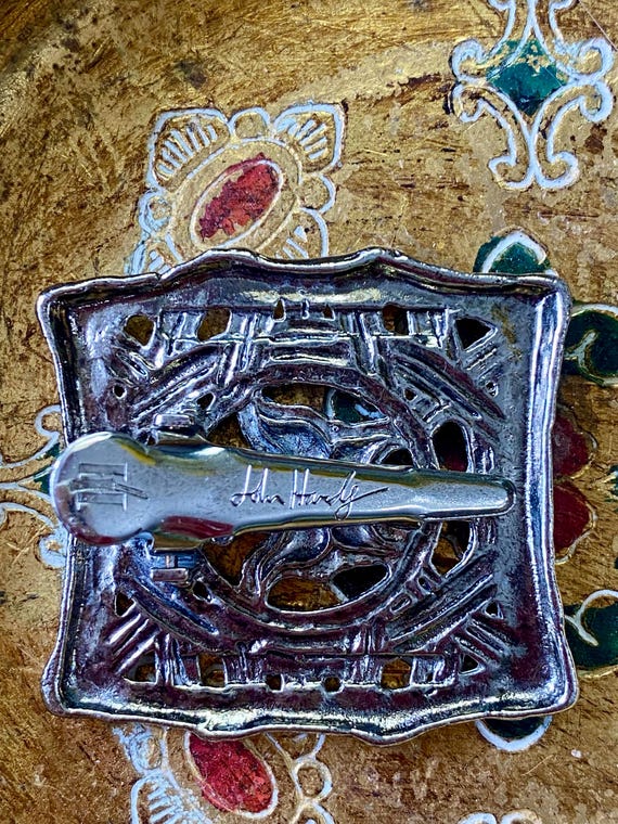 John Hardy Silver Square Butterfly Pattern Access… - image 5