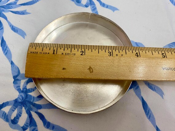 Silver over Copper Dragon Box: Turquoise Glass St… - image 10