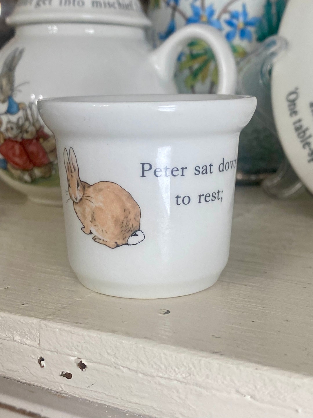 Peter Rabbit Wedgewood Made in England Demi Cup Beatrix Potter - Etsy