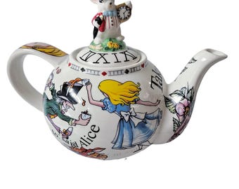 Alice in Wonderland's Cafe Mini Teapot by Cardew Design