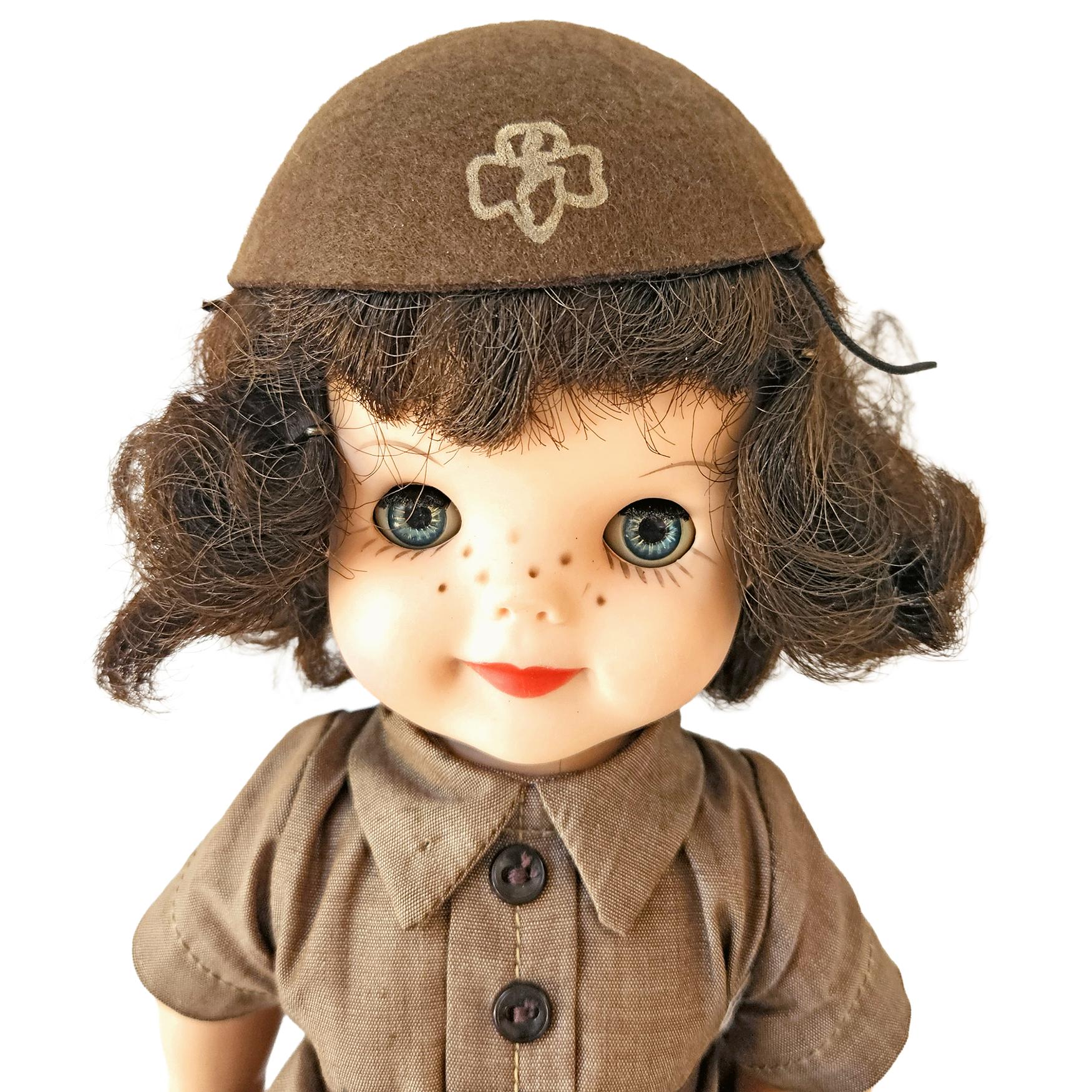 ビンテージ エファンビー ガール スカウト ドール ブラウン effanbee Effanbee Doll Girl Scout - Etsy