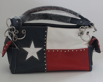 Justin Texas State Flag Conceal Carry Purse