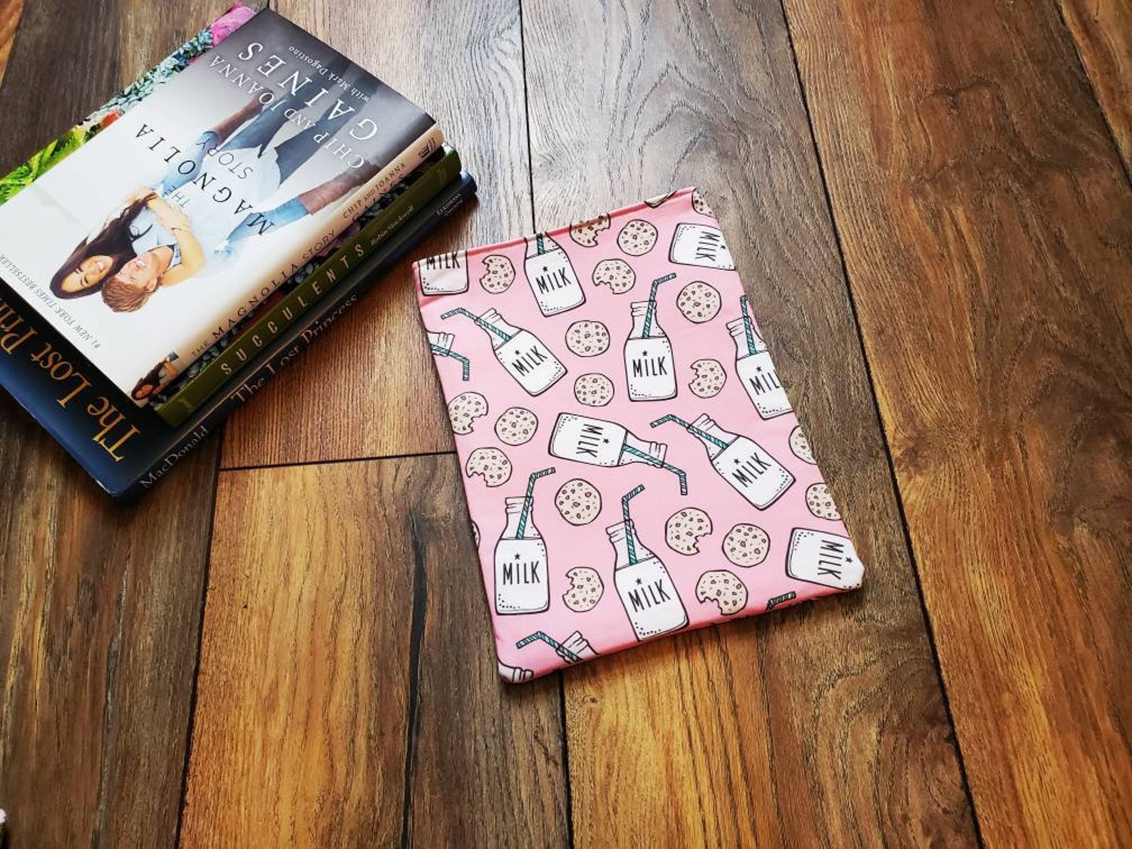 Book Sleeves Cotton Padded Washable Choose Size Etsy