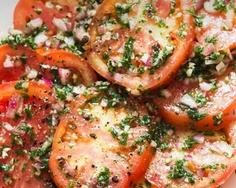 VINAIGRETTE MARINATED TOMATOES