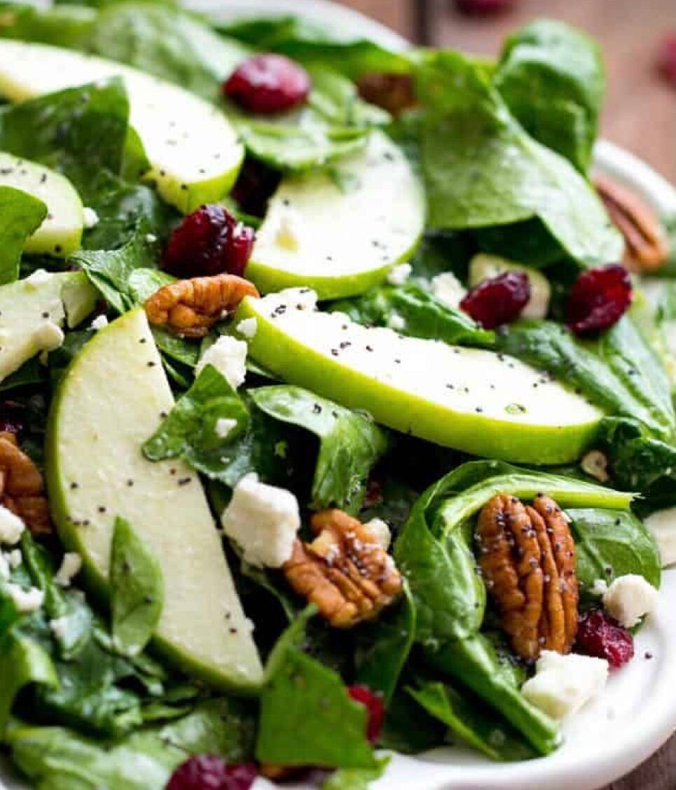 Apple Pear Salad With Lemon Poppyseed Dressing Etsy