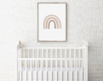 Akwarela Tęcza Cyfrowe Pobieranie - Akwarela Tęcza Wydruk - Tęczowy Wydruk - Tęczowa Sztuka - Cyfrowe Pobieranie