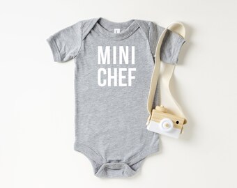 Mini Chef Onesie® - Chef Onesie® - Mommys Chef - Daddys Chef - Baby Onesie® - Baby Outfit - Baby Bodysuit