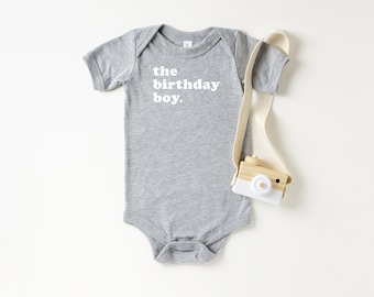 The Birthday Boy Onesie® - Birthday Boy Outfit - Birthday Boy Bodysuit - Birthday Onesie® - Baby Birthday Outfit