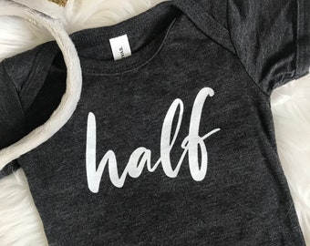 Half Birthday Onesie® - Half Birthday Outfit - Birthday Outfit Baby - Birthday Onesie® - Birthday Girl - Birthday Boy - Baby Onesie®