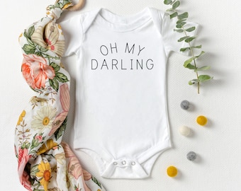 Oh My Darling Baby Onesie® - Baby Onesie® - Baby Boy Onesie® - Baby Boy Onesie® - Darling Onesie® - Darling Baby