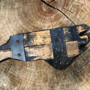 1&#39; North Carolina State Bourbon Barrel Cutout