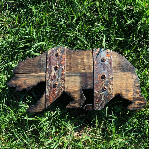 Bois d'ours tonneau bourbon de 1 po. avec anneaux