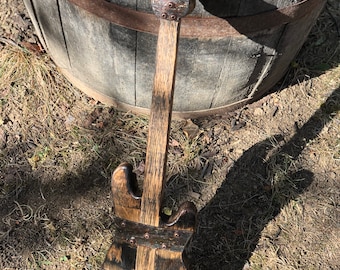 Bajo de madera de barril de bourbon de 2'