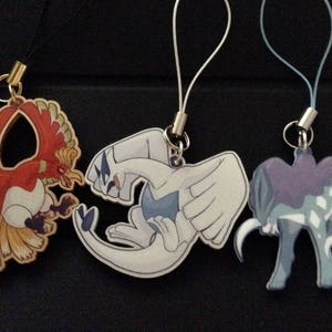 Lugia, Ho-oh & Suicune acrylbedels
