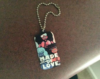Garnet Made of Love Luggage Dog Tag
