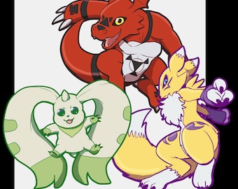 DIGIMON TAMERS acrylic charms