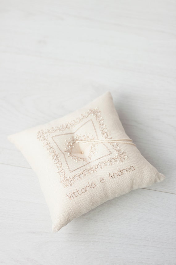 Customizable Texas State Ring Bearer Pillow for Wedding