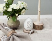 Rustic Easter table place card,  Personalized Easter Egg Place Card,  Easter place card- Easter Place Setting- Easter Table Decor